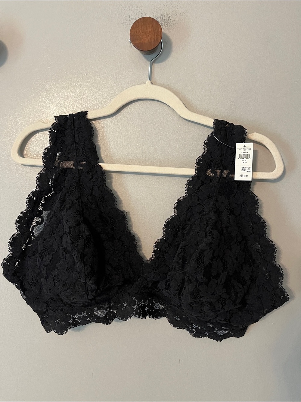 aerie Black Lace Bralette